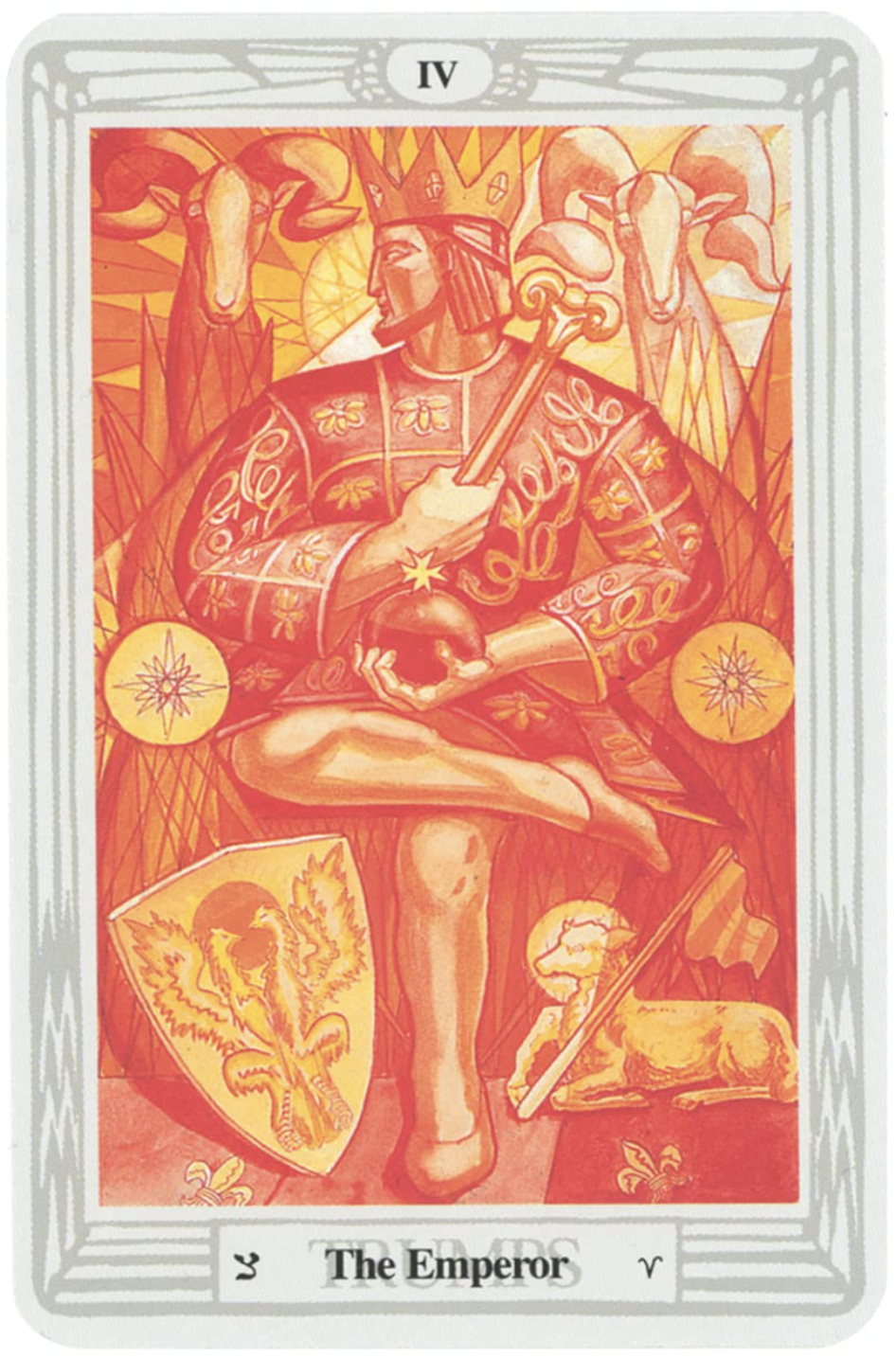 The Emperor (Tarot Triptych) - Tetragrammaton